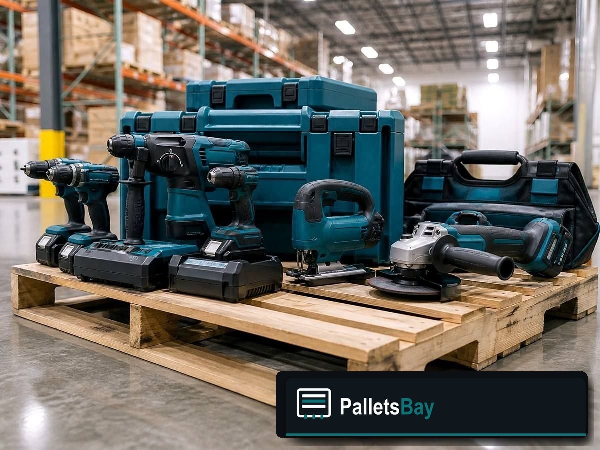 Makita Tool Pallets — Full pallet view