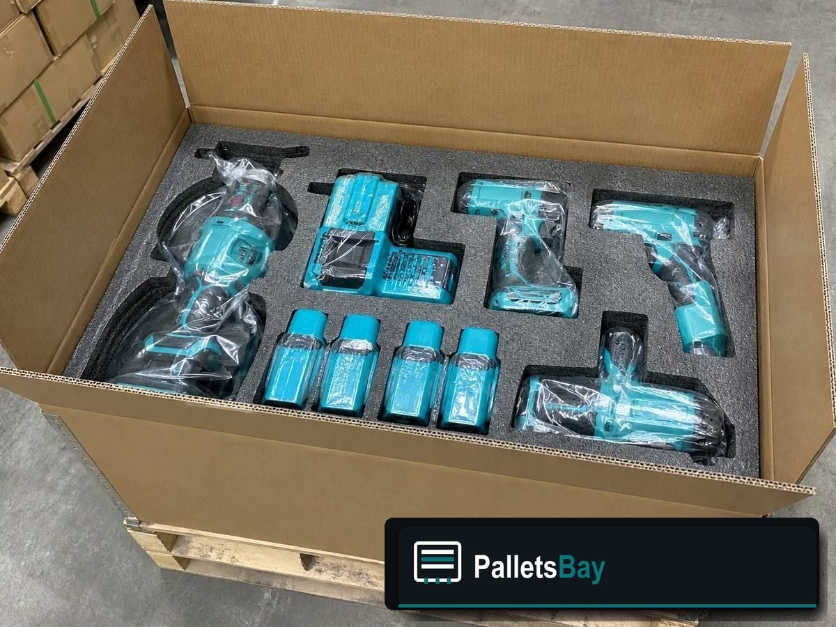 Makita Tool Pallets — Contents / packed goods detail