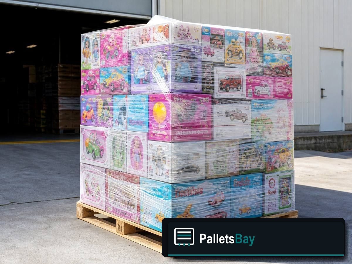 Mattel Toy Pallets — Warehouse / shipping context
