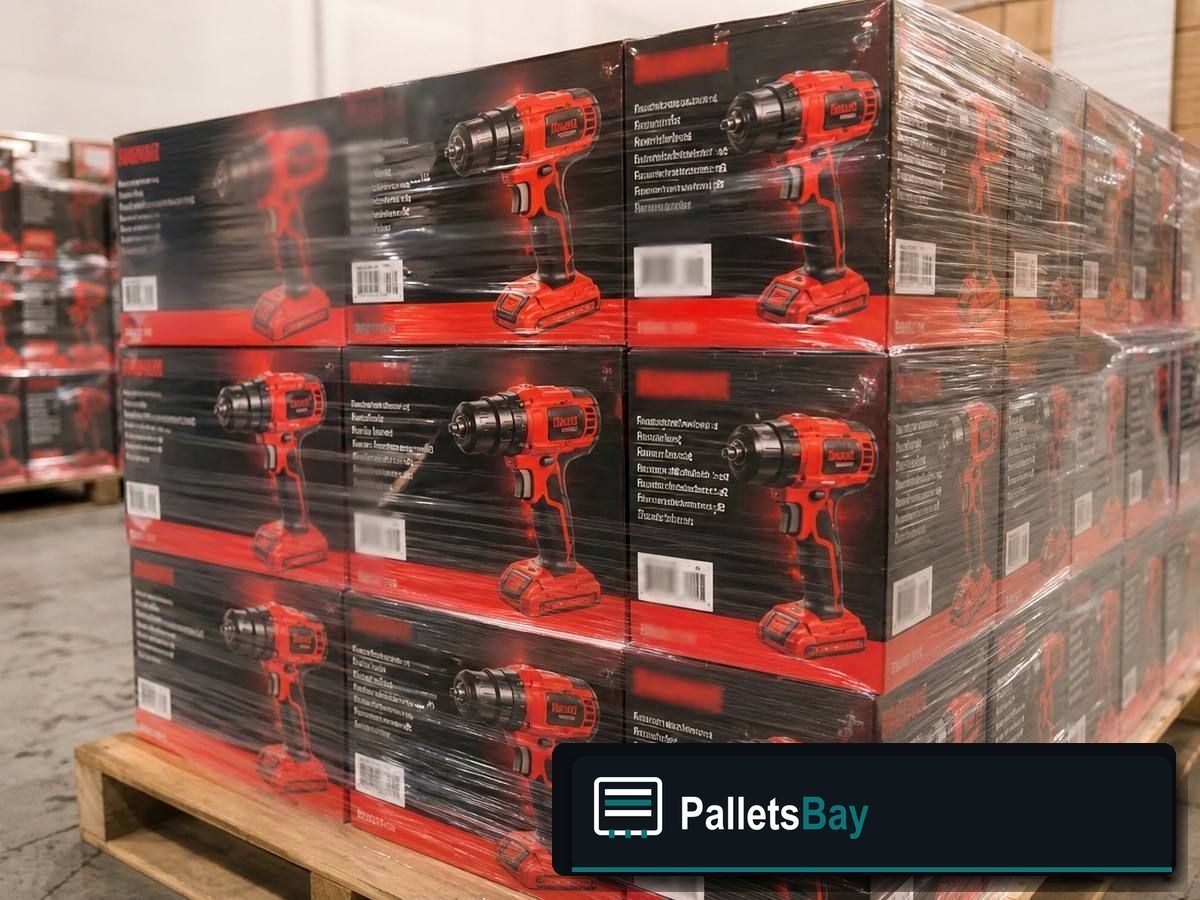 Milwaukee Return Pallets — Contents / packed goods detail
