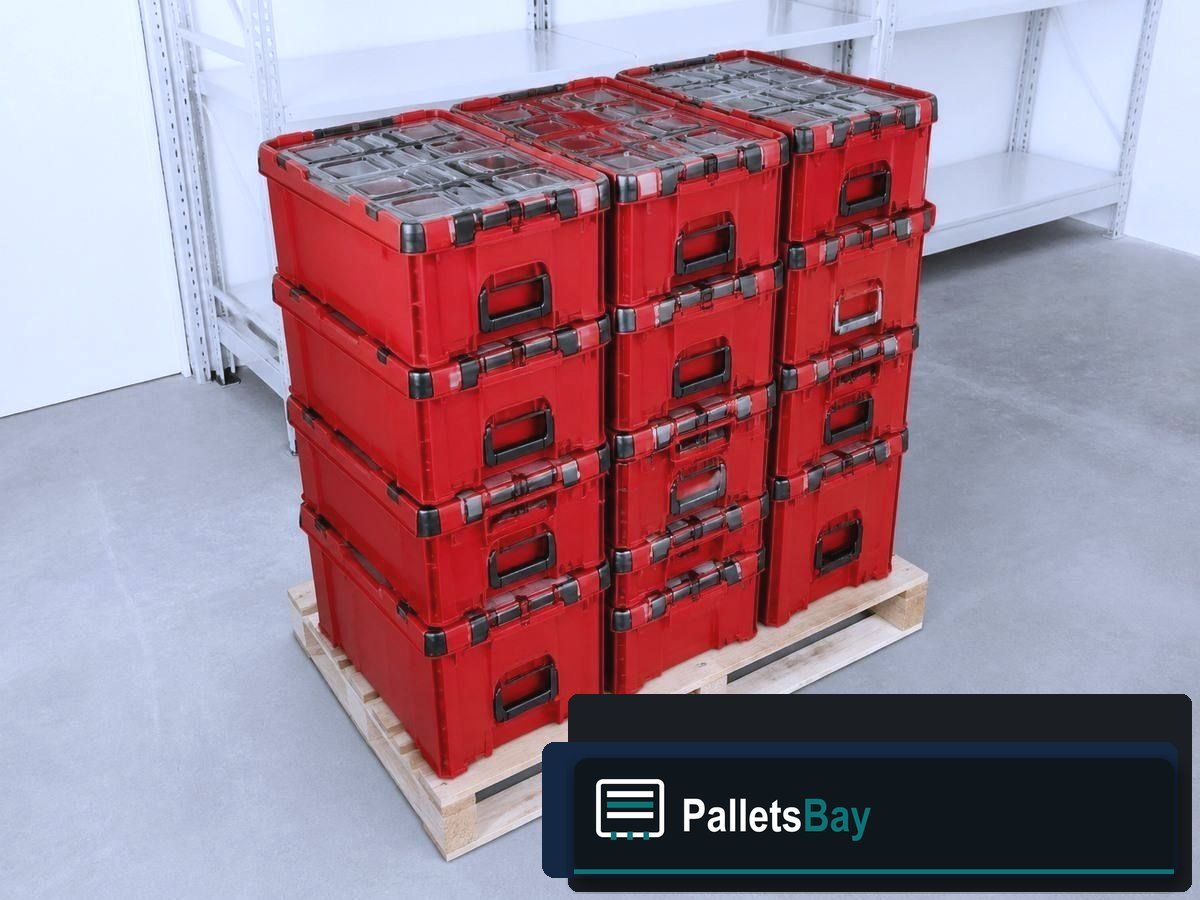 Milwaukee Tool Pallets — Dock staging before freight