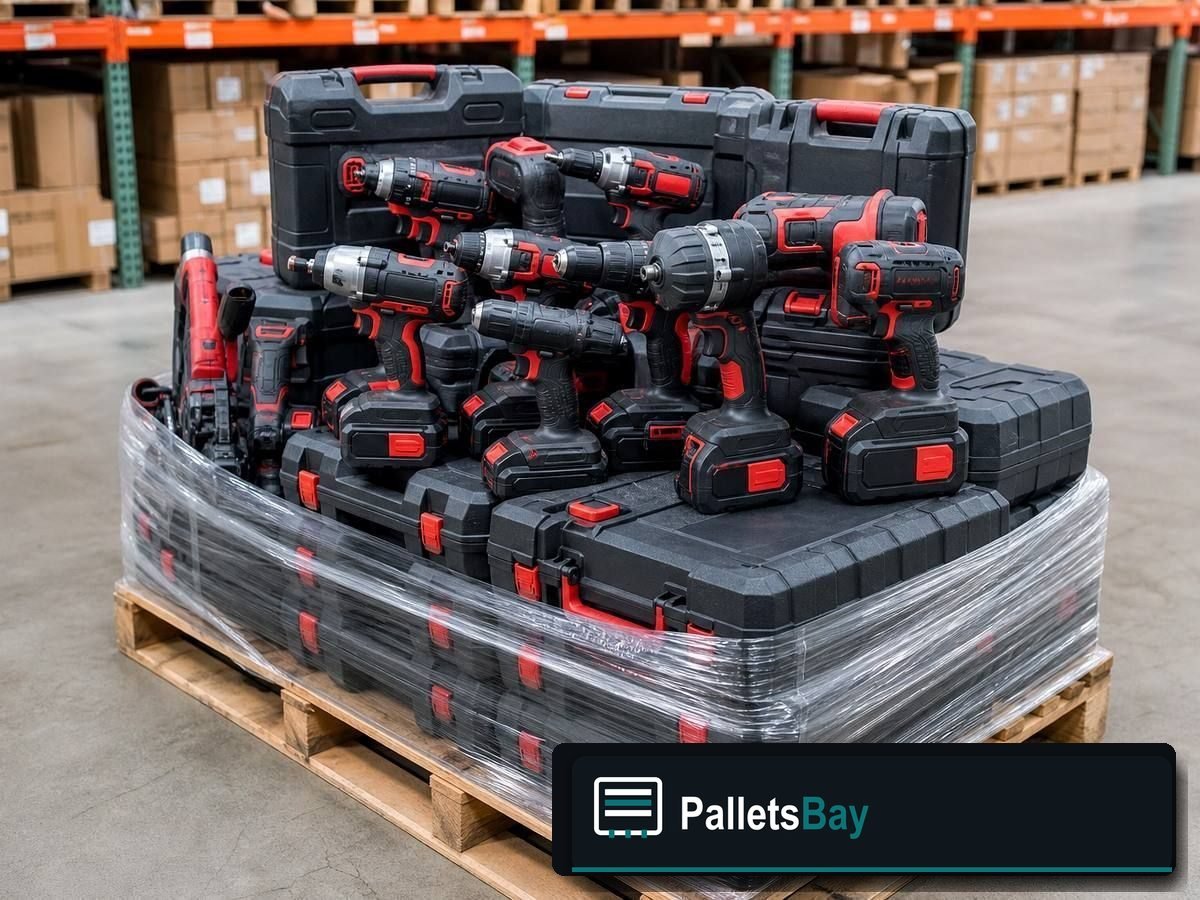 Milwaukee Tool Pallets — Full pallet view