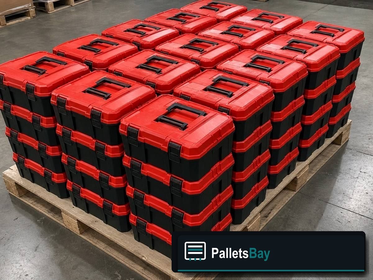 Milwaukee Tool Pallets — Second pallet angle