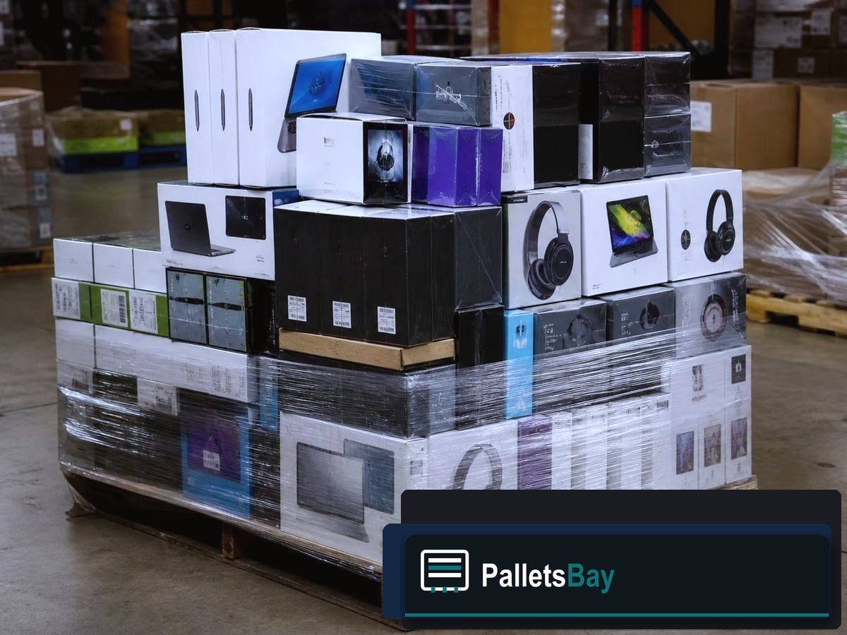Mixed Electronics Pallets — Clear product detail you can evaluate
