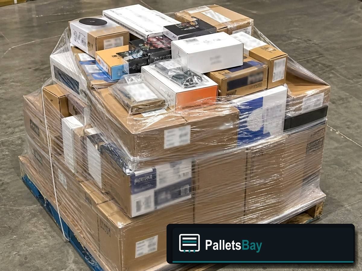 Mixed Electronics Pallets — Second pallet angle