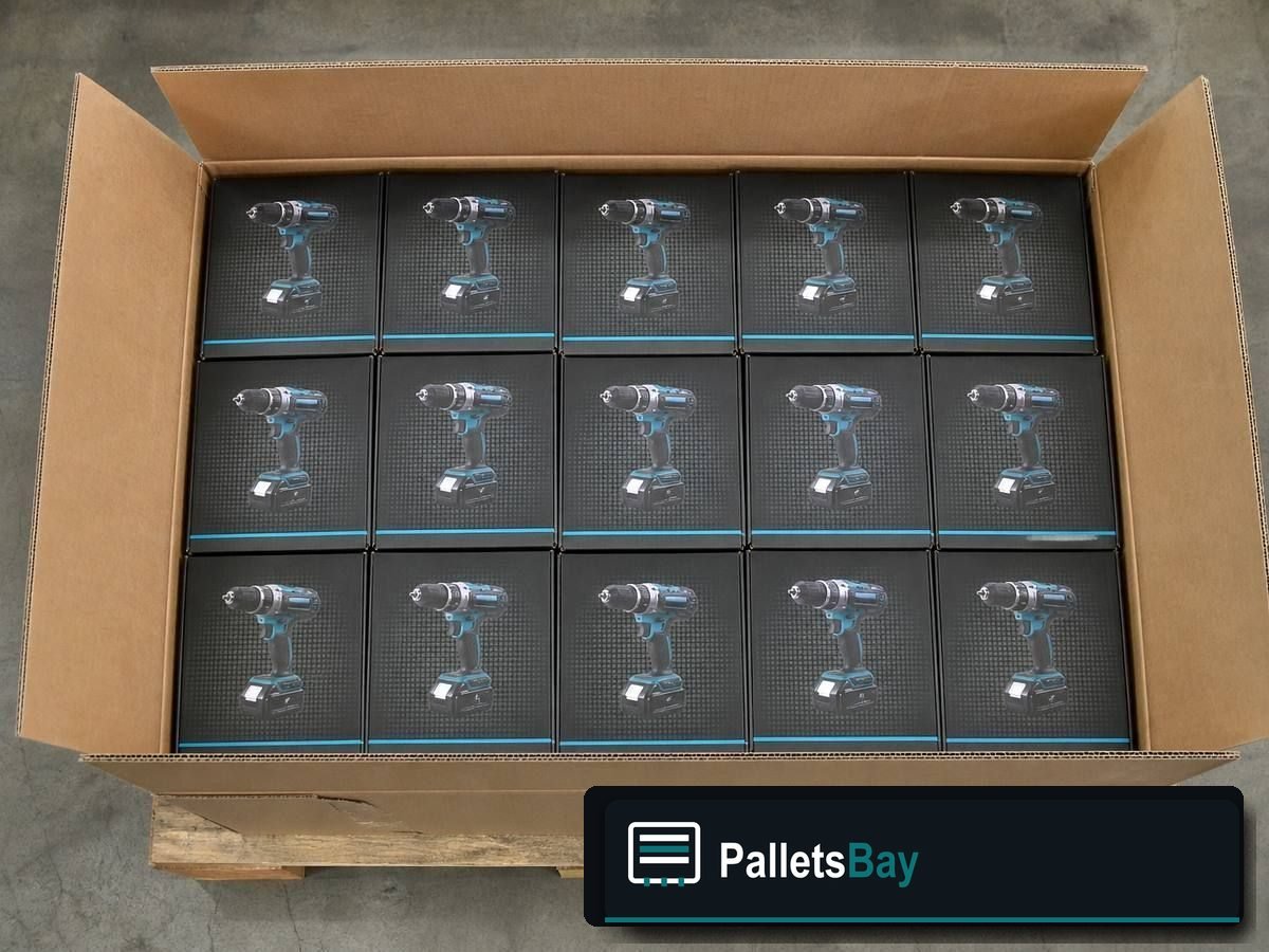 Mixed Tool Pallets — Warehouse / shipping context