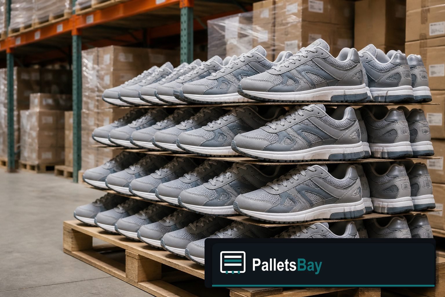 New Balance Shoe Pallets — Second pallet angle