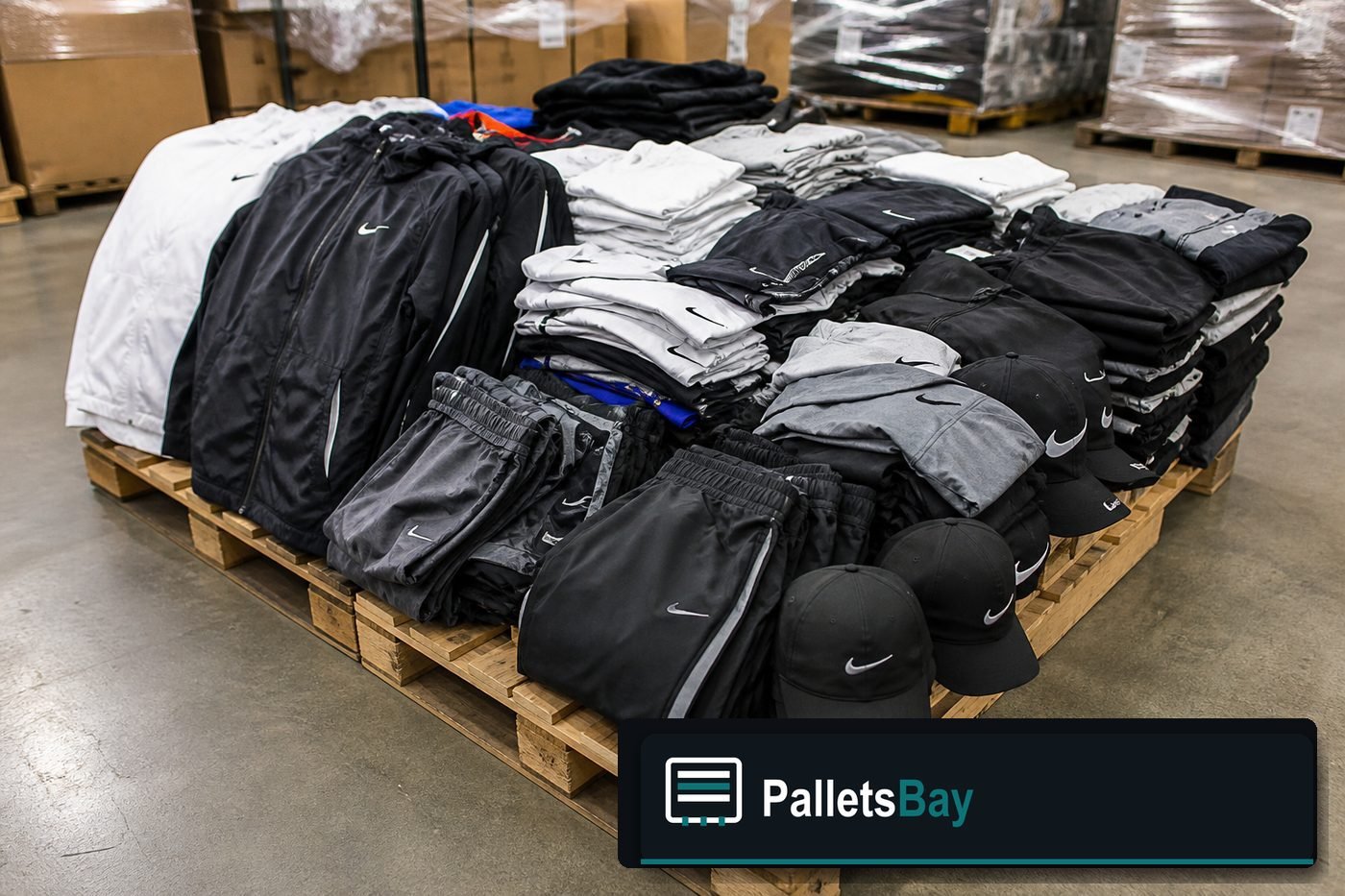 Nike Clothing Pallets — Second pallet angle
