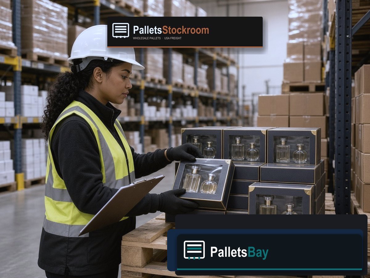 Perfume Gift Set Pallets — Floor ops — merchandise class as packed