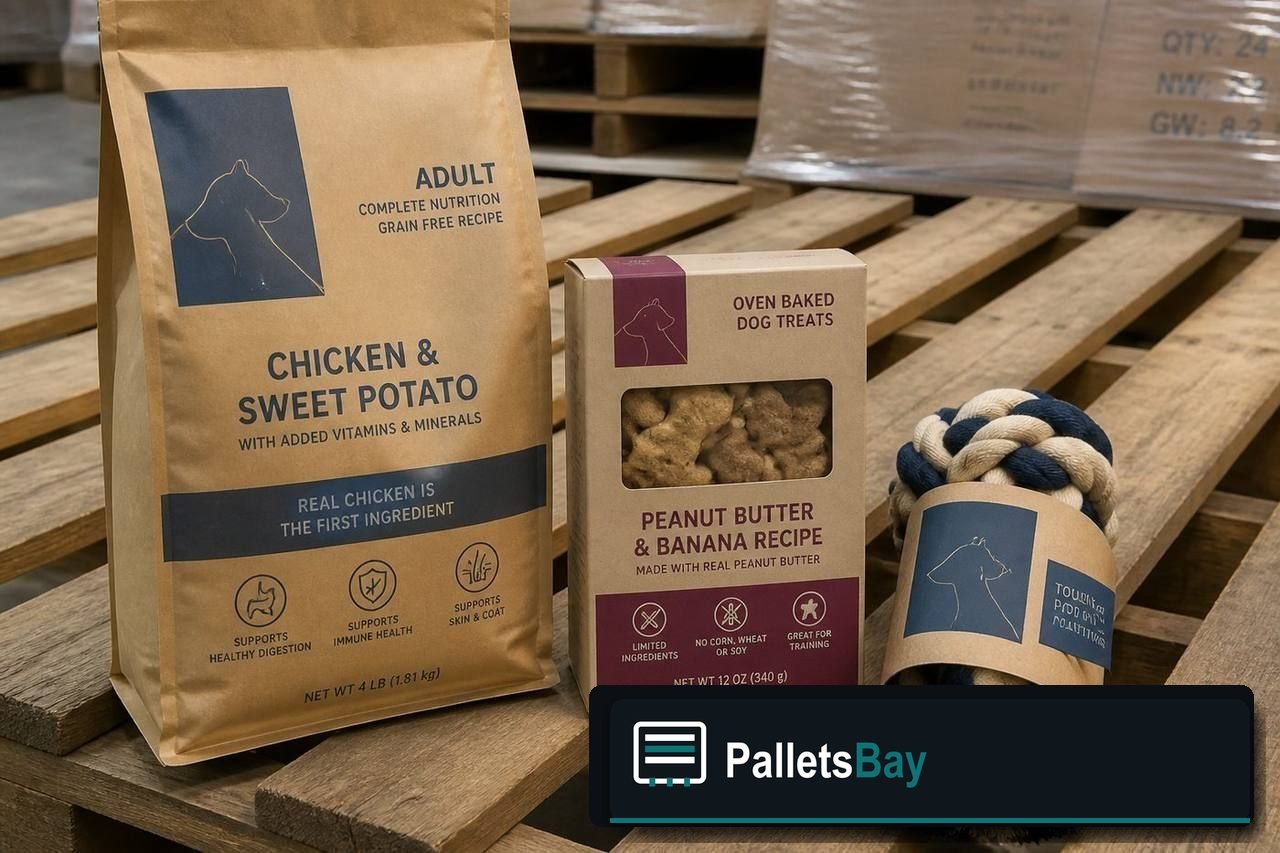 Pet Supply Pallets — Contents / packed goods detail