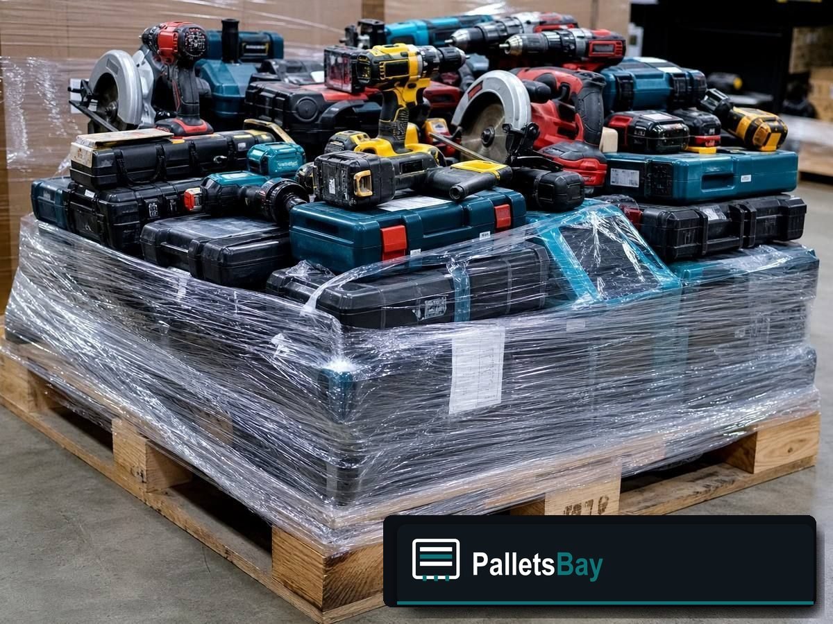 Power Tool Pallets — Full pallet view