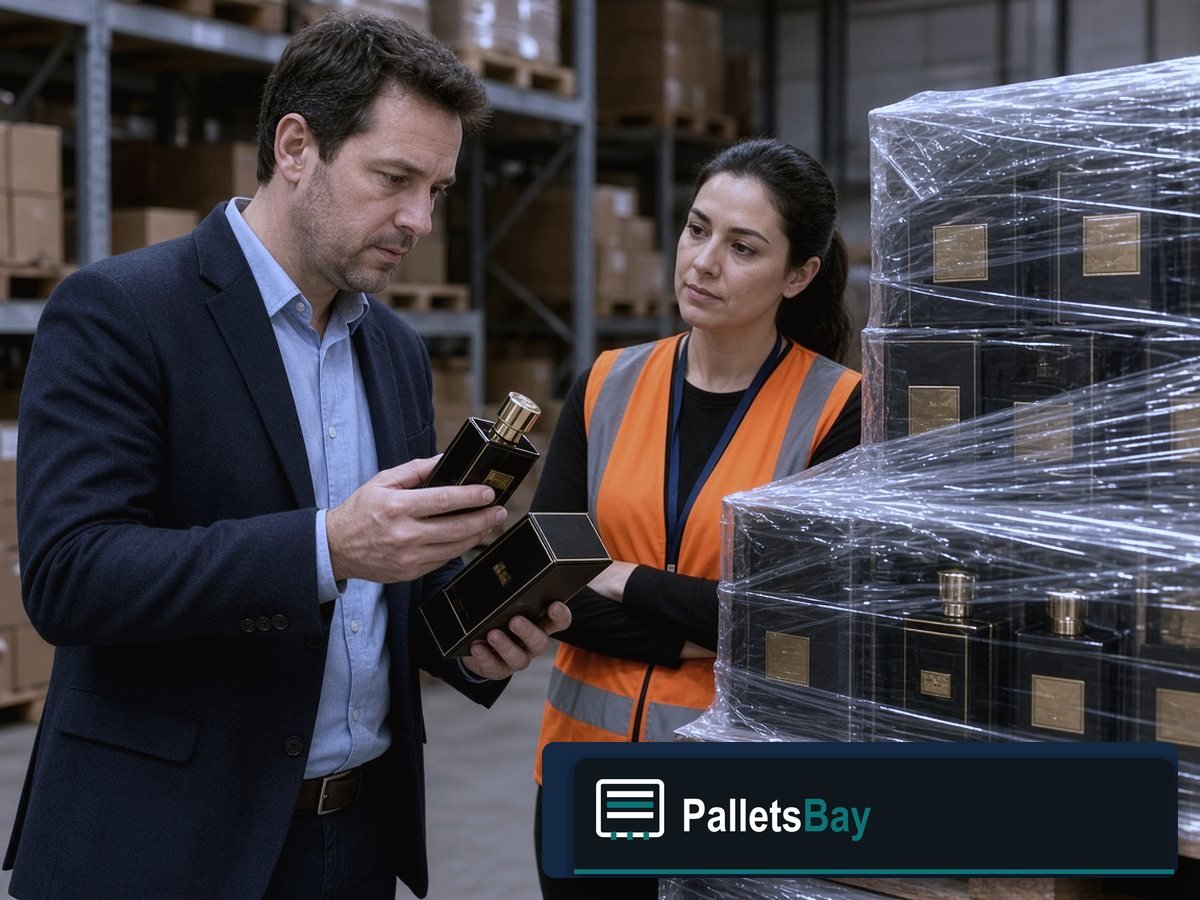 Prada Perfume Pallets — Client walkthrough with staff