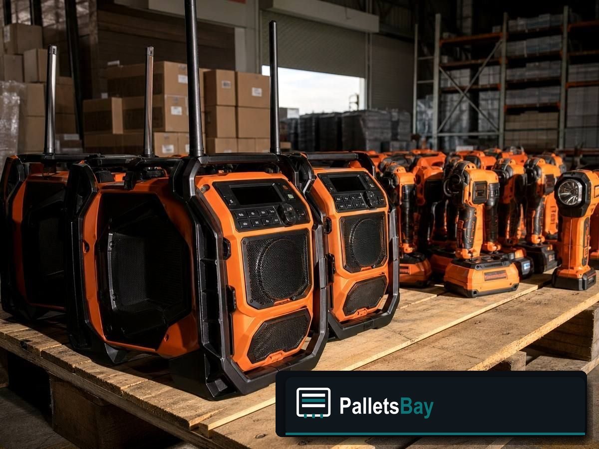 Ridgid Tool Pallets — Contents / packed goods detail