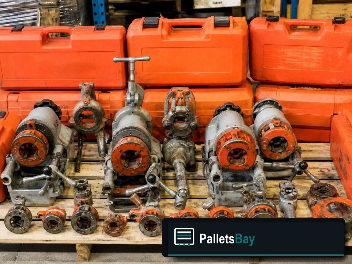 Ridgid Tool Pallets — Warehouse / shipping context
