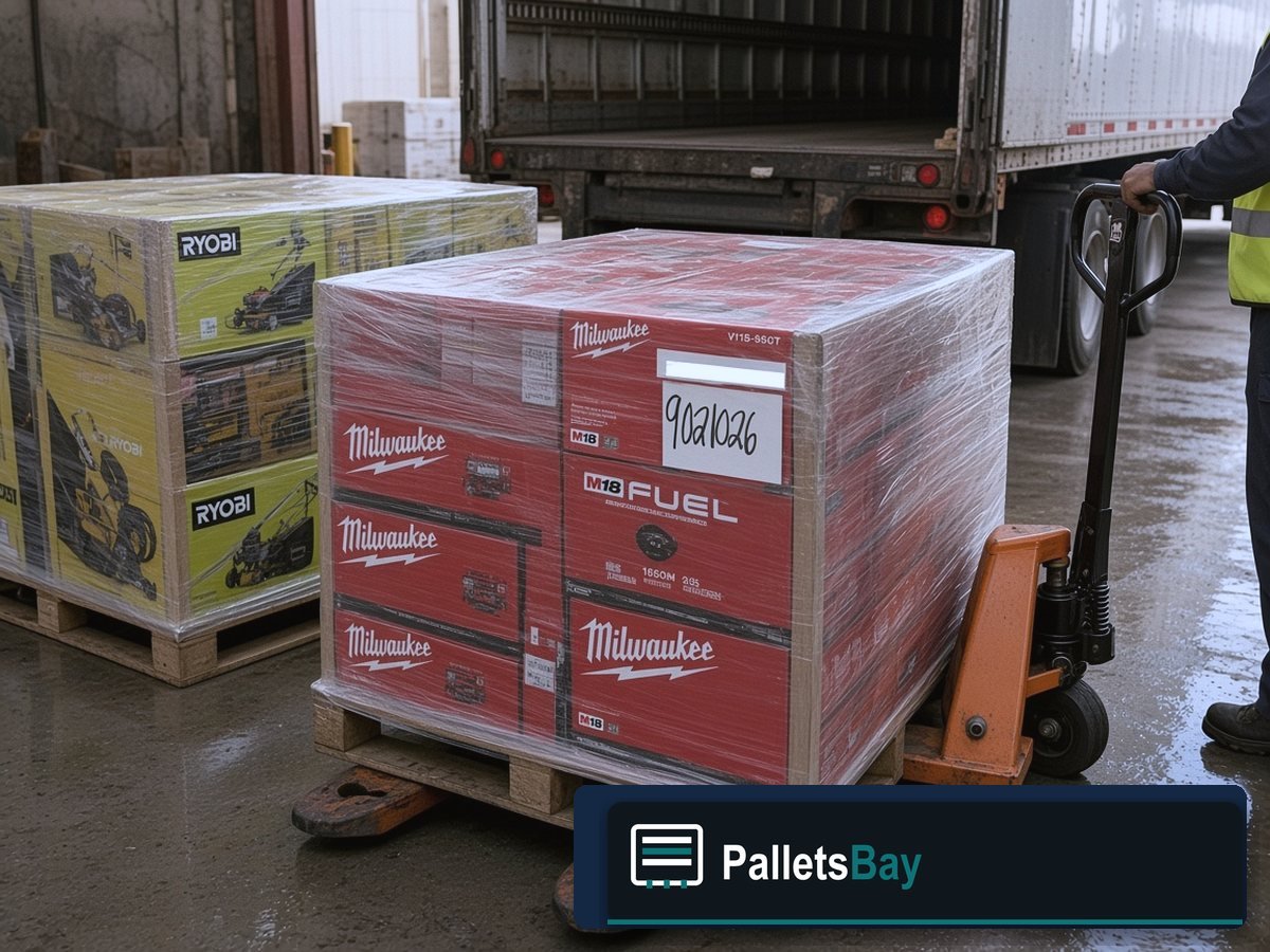 Ryobi Outdoor Power Pallets — Pallet packing — trust-first view