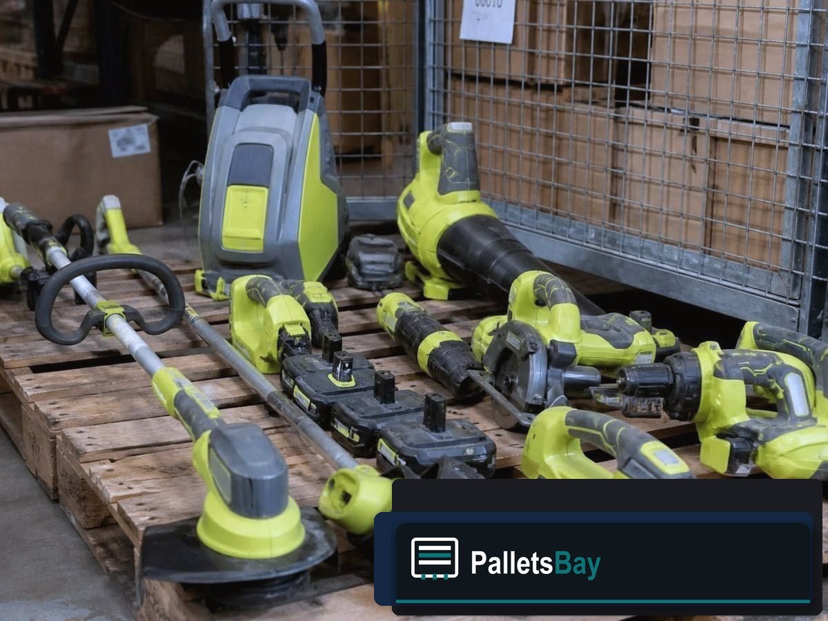 Ryobi Tool Pallets — Assorted units from this listing
