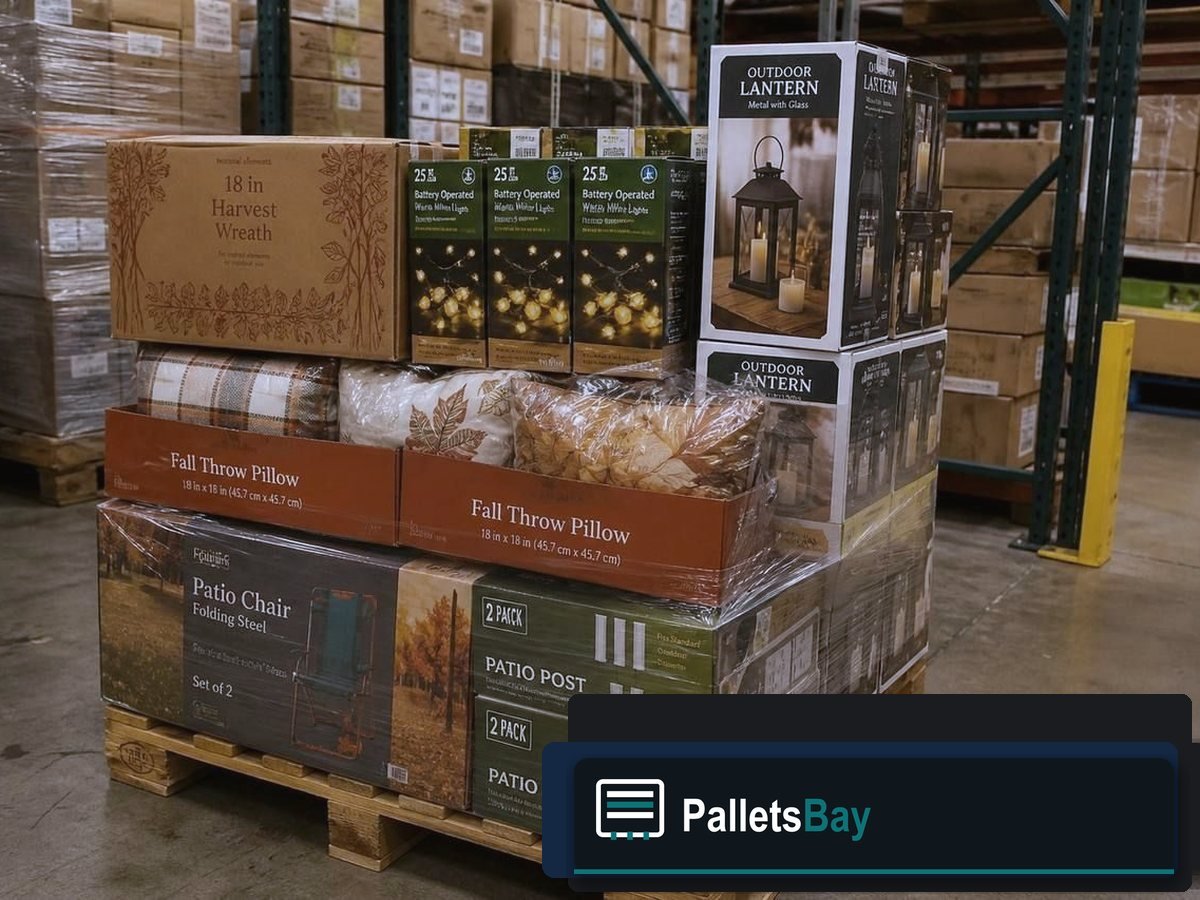 Seasonal Merchandise Pallets — Clear product detail you can evaluate