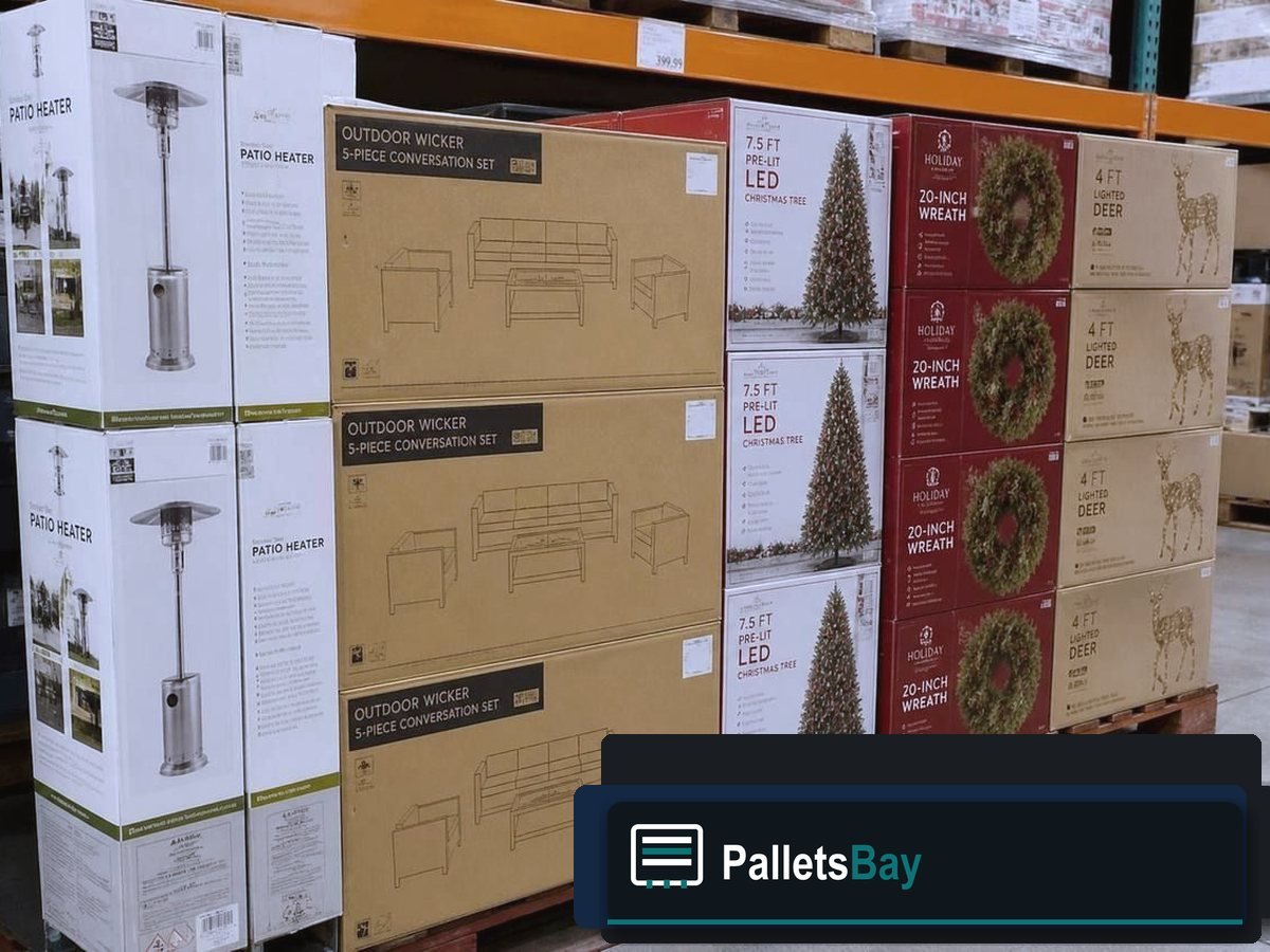 Seasonal Merchandise Pallets — Pallet packing — trust-first view