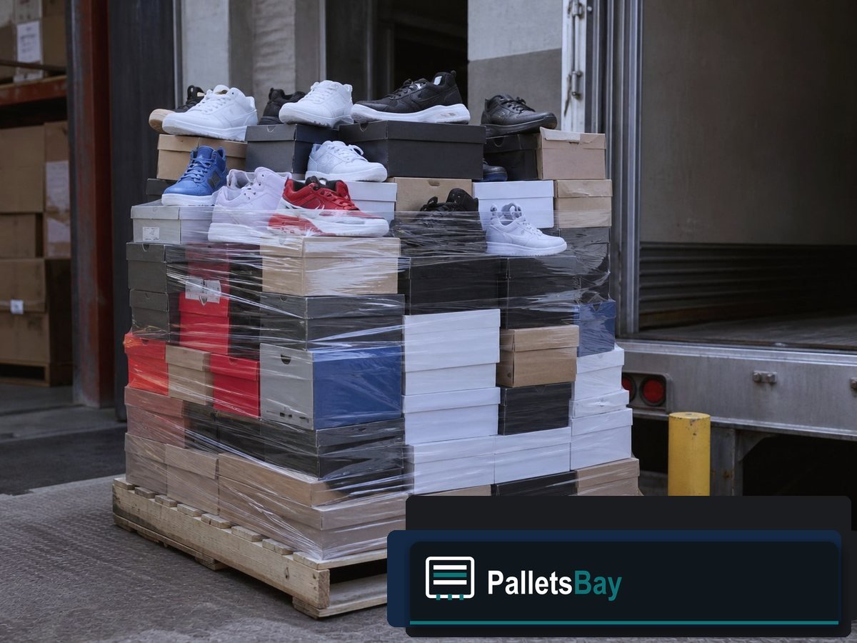 Shoe Pallets — Dock staging before freight