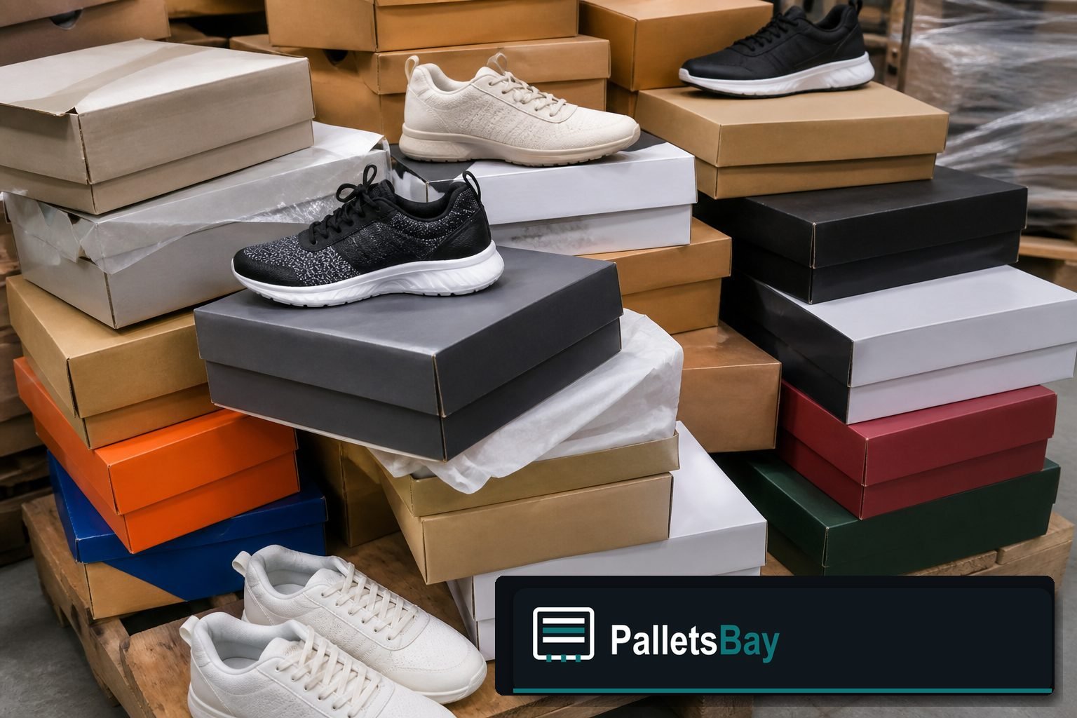 Shoe Pallets — Contents / packed goods detail