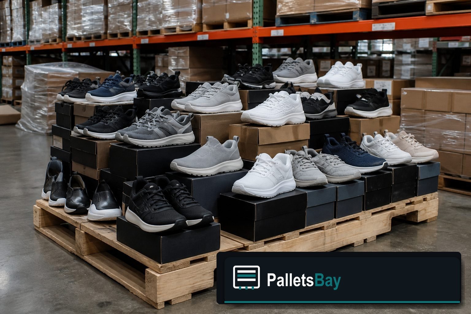 Skechers Pallets — Full pallet view