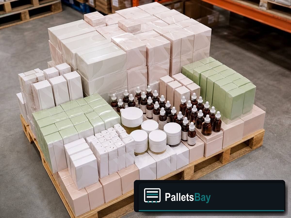 Skincare Pallets — Full pallet view
