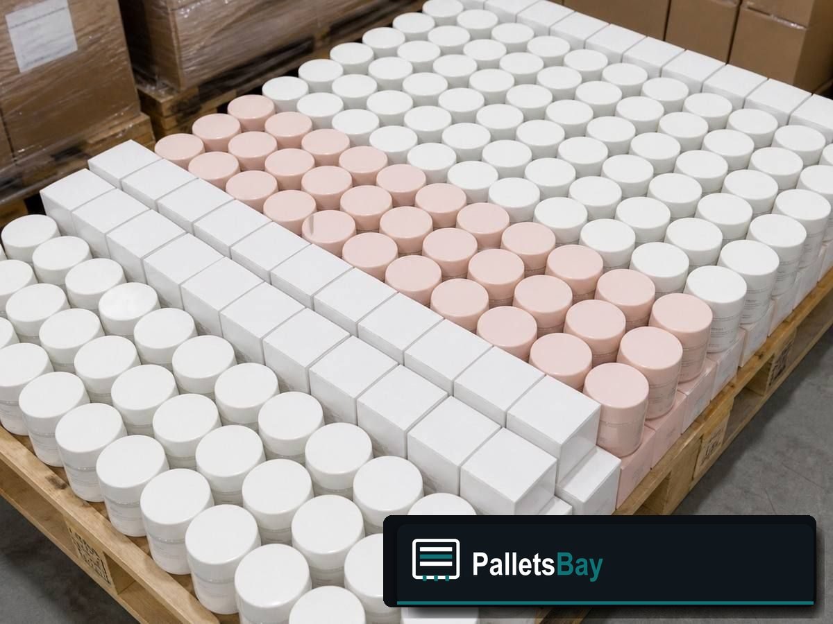Skincare Pallets — Contents / packed goods detail