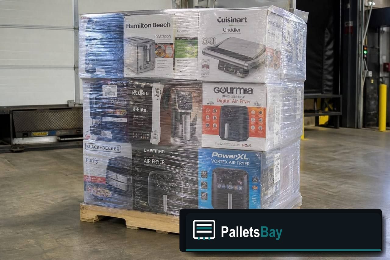 Small Appliance Pallets — Warehouse / shipping context