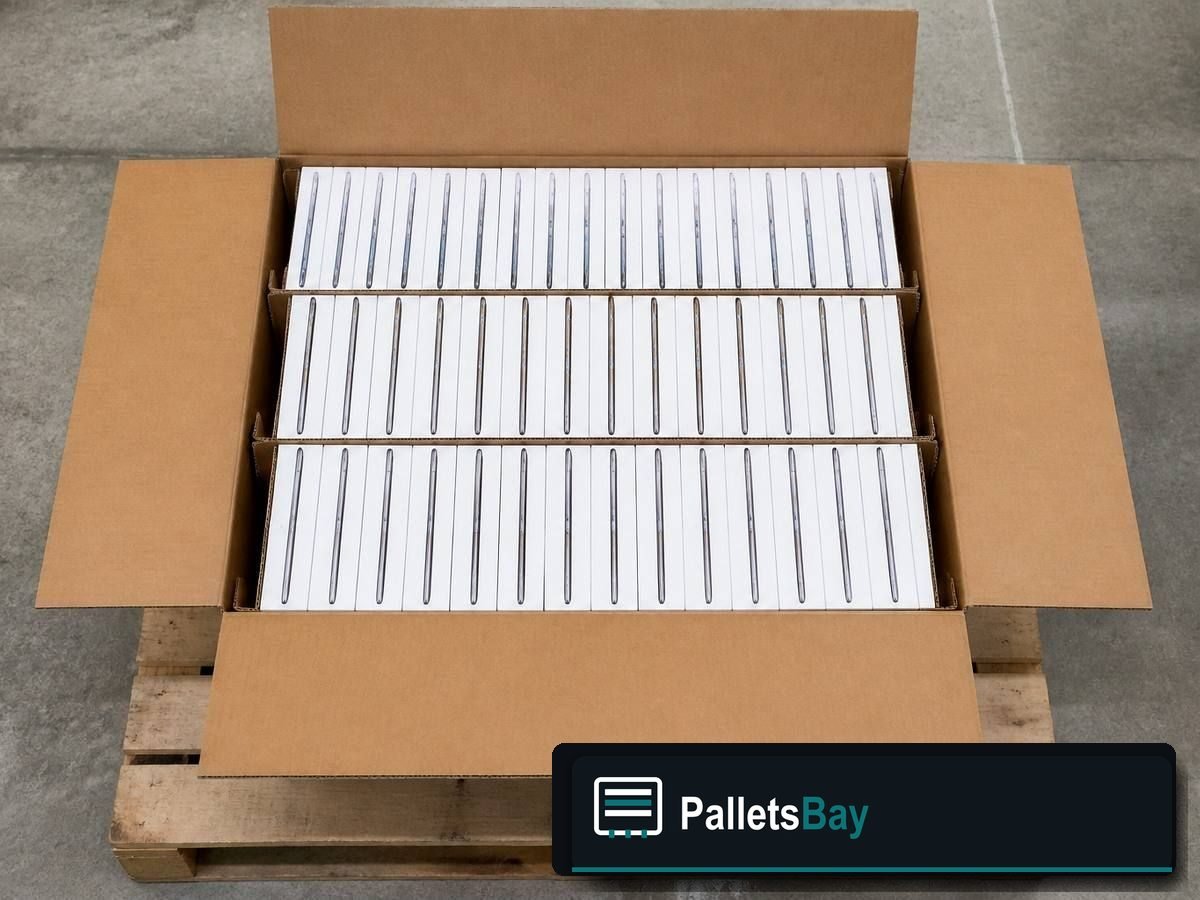Smartphone Pallets — Warehouse / shipping context