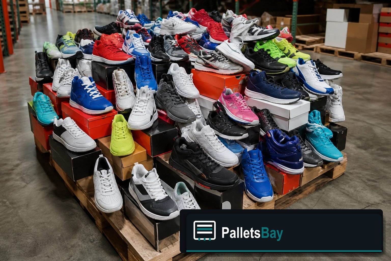 Sneaker Pallets — Full pallet view