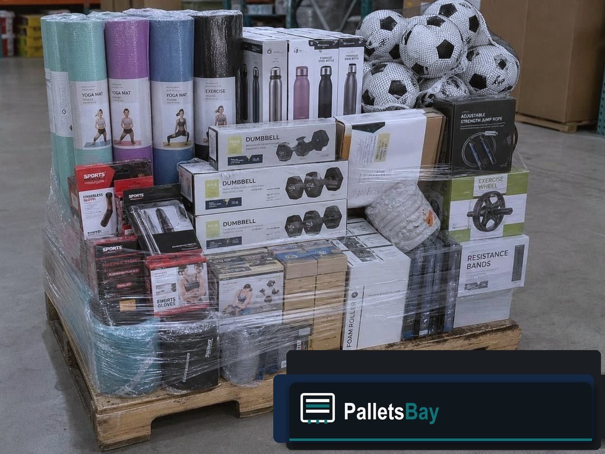 Sporting Goods Pallets — Clear product detail you can evaluate