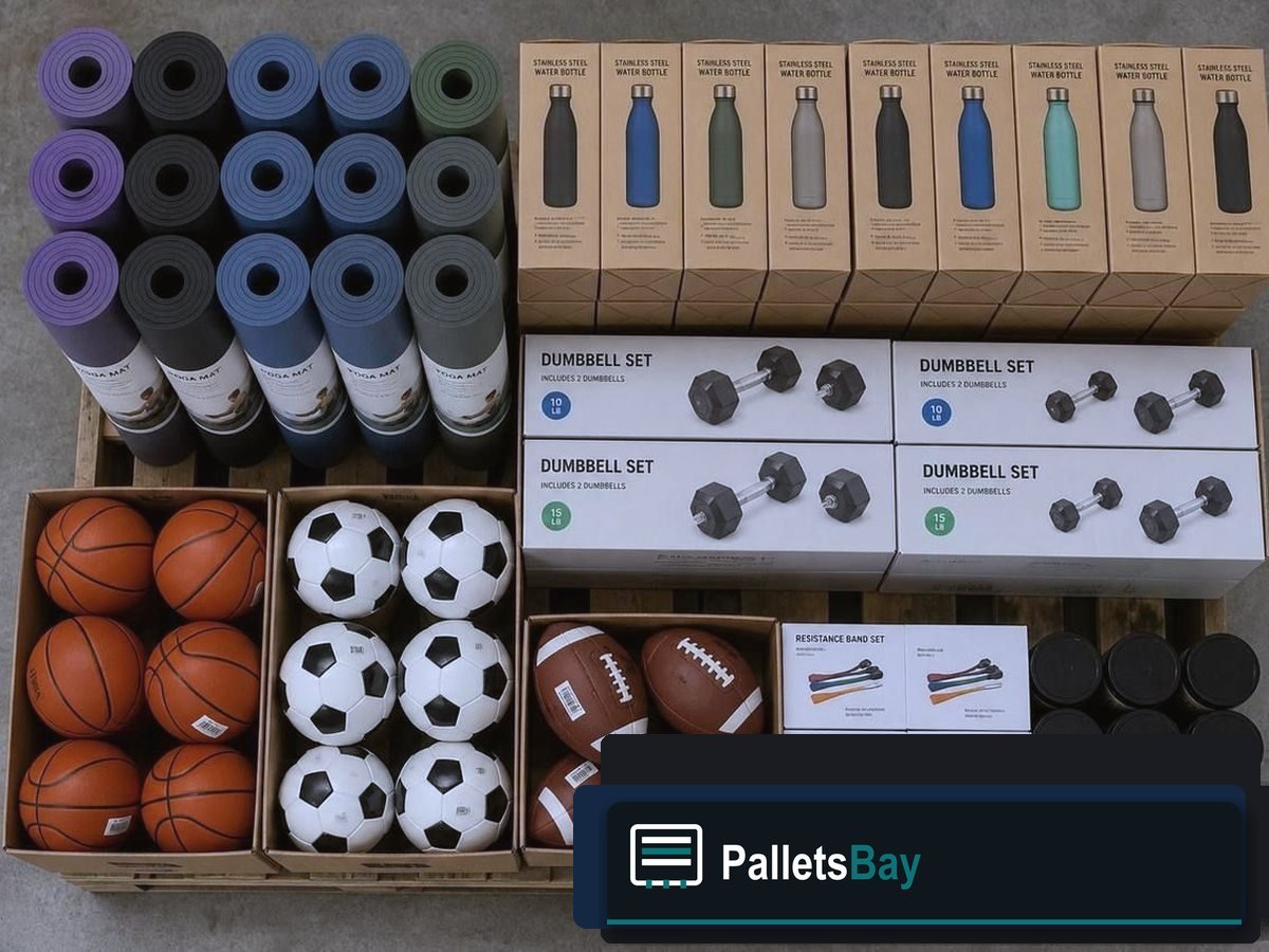 Sporting Goods Pallets — Assorted units from this listing