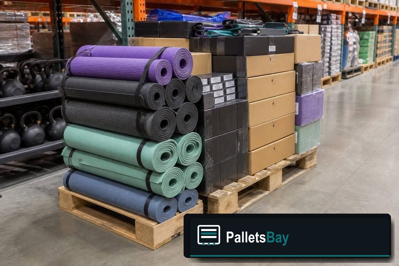 Sporting Goods Pallets — Second pallet angle