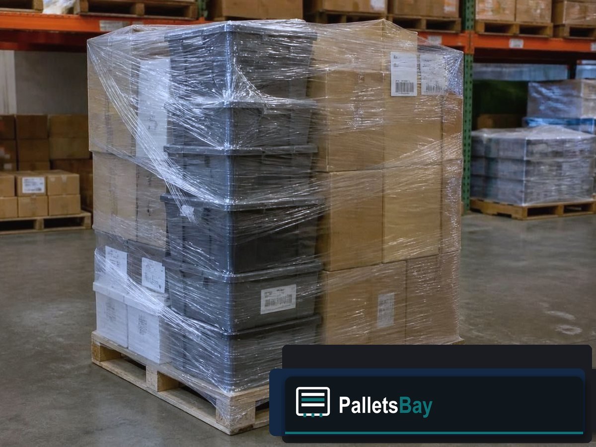 Storage & Organization Pallets — Dock staging before freight