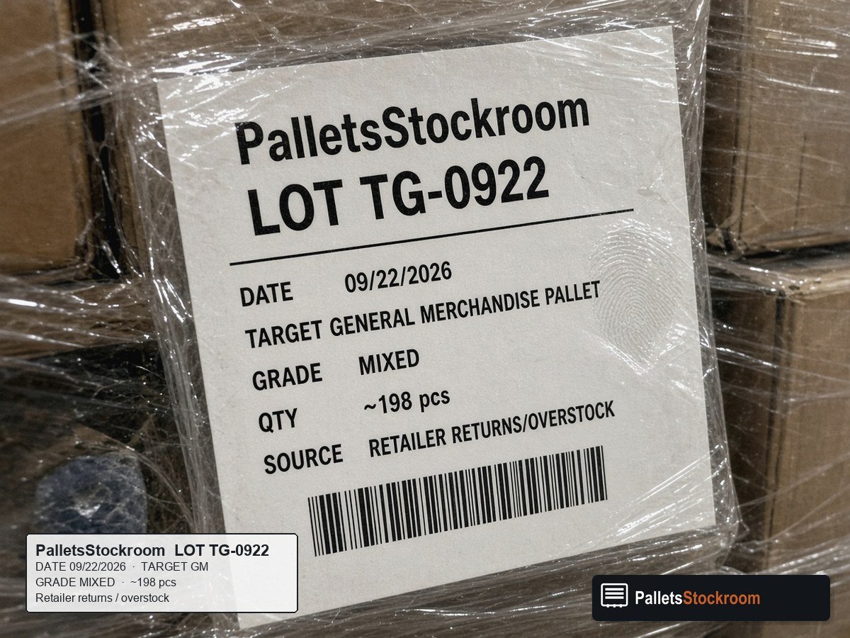 Target General Merchandise Pallets — Pallet packing — trust-first view
