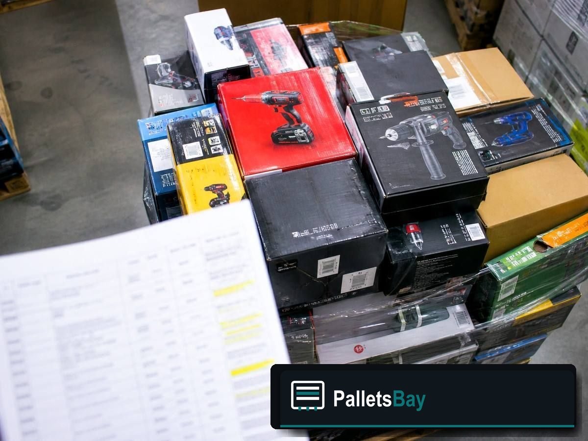 Tool Liquidation Pallets — Contents / packed goods detail