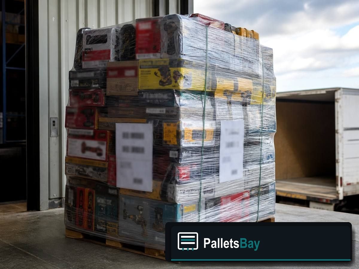 Tool Liquidation Pallets — Warehouse / shipping context