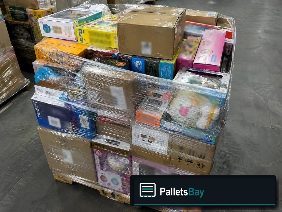Toy Liquidation Pallets — Second pallet angle