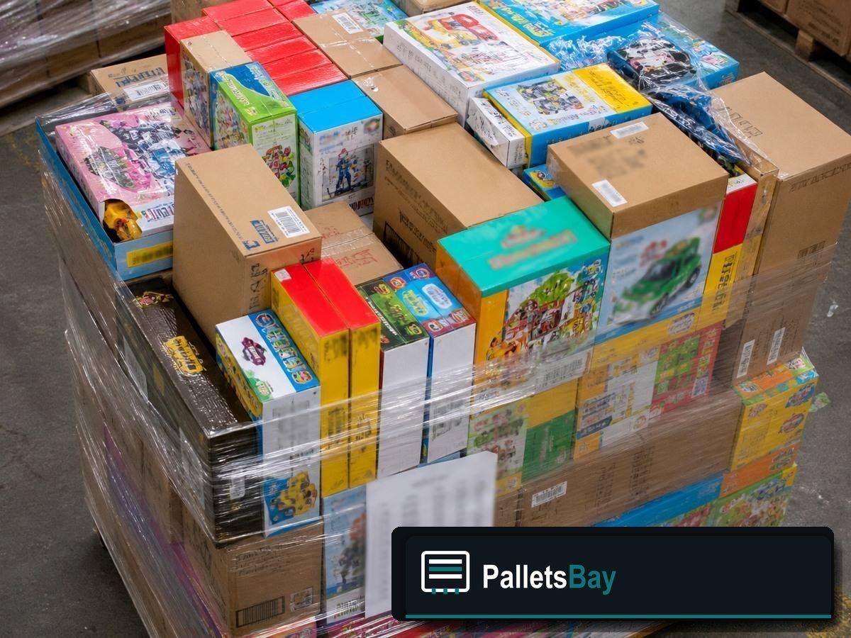Toy Liquidation Pallets — Warehouse / shipping context