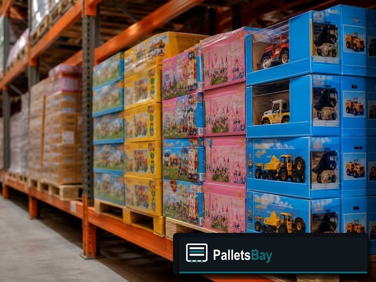 Toy Pallets — Pallet inventory close-up