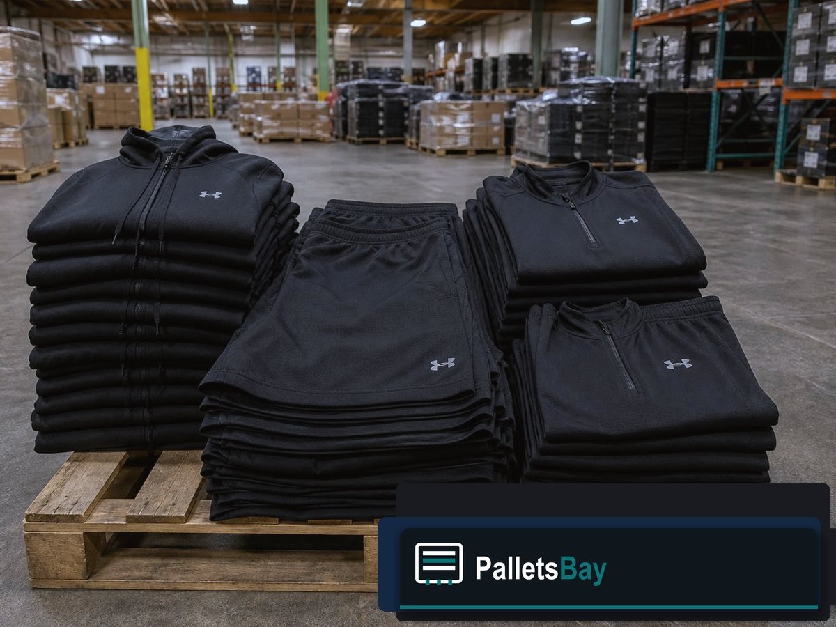 Under Armour Pallets — Dock staging before freight