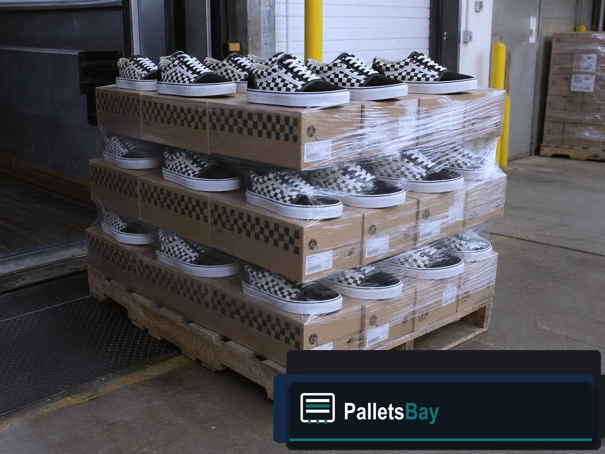 Vans Pallets — Dock staging before freight