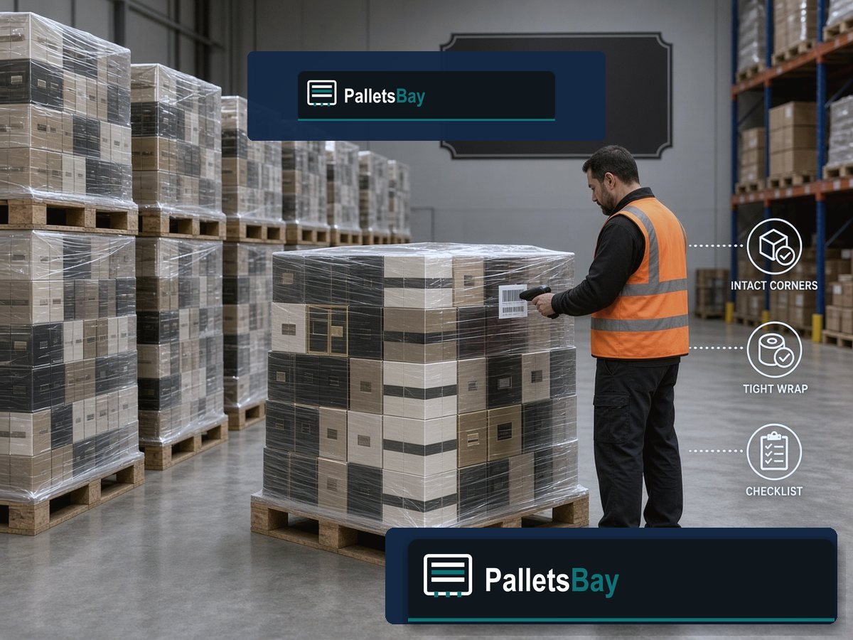 Versace Perfume Pallets — Floor ops — merchandise class as packed