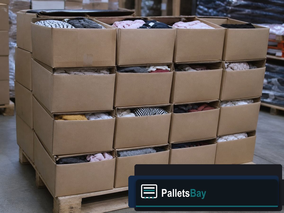 Wholesale Clothing Pallets — Pallet packing — trust-first view