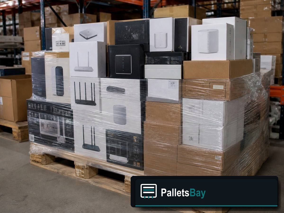 Wholesale Electronics Pallets — Full pallet view
