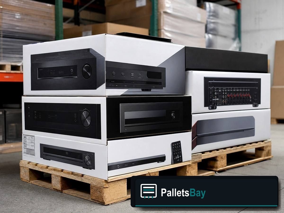 Wholesale Electronics Pallets — Warehouse / shipping context